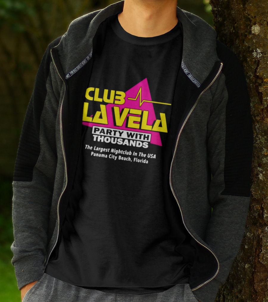 Club La Vela Party With Thousands The Largest Nightclub In The USA Panama City Beach Florida T-Shirt