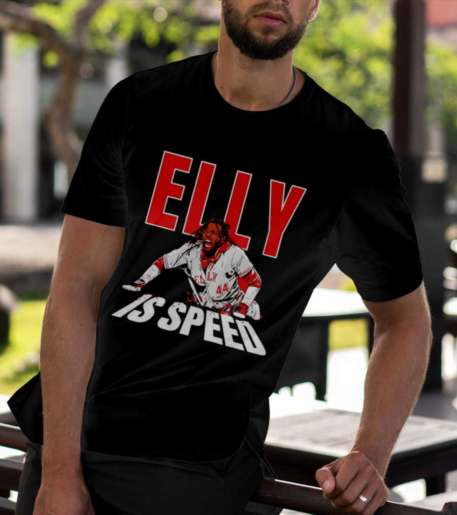 Elly De La Cruz Cincinnati Reds Elly 44 Is Speed T-Shirt