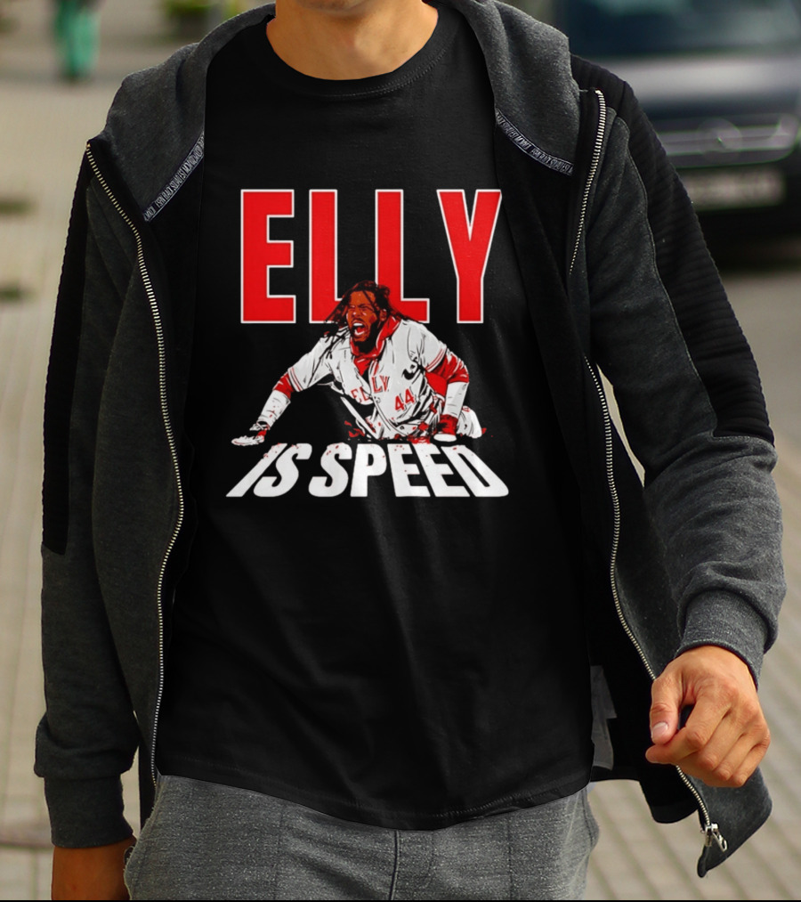 Elly De La Cruz Cincinnati Reds Elly 44 Is Speed T-Shirt