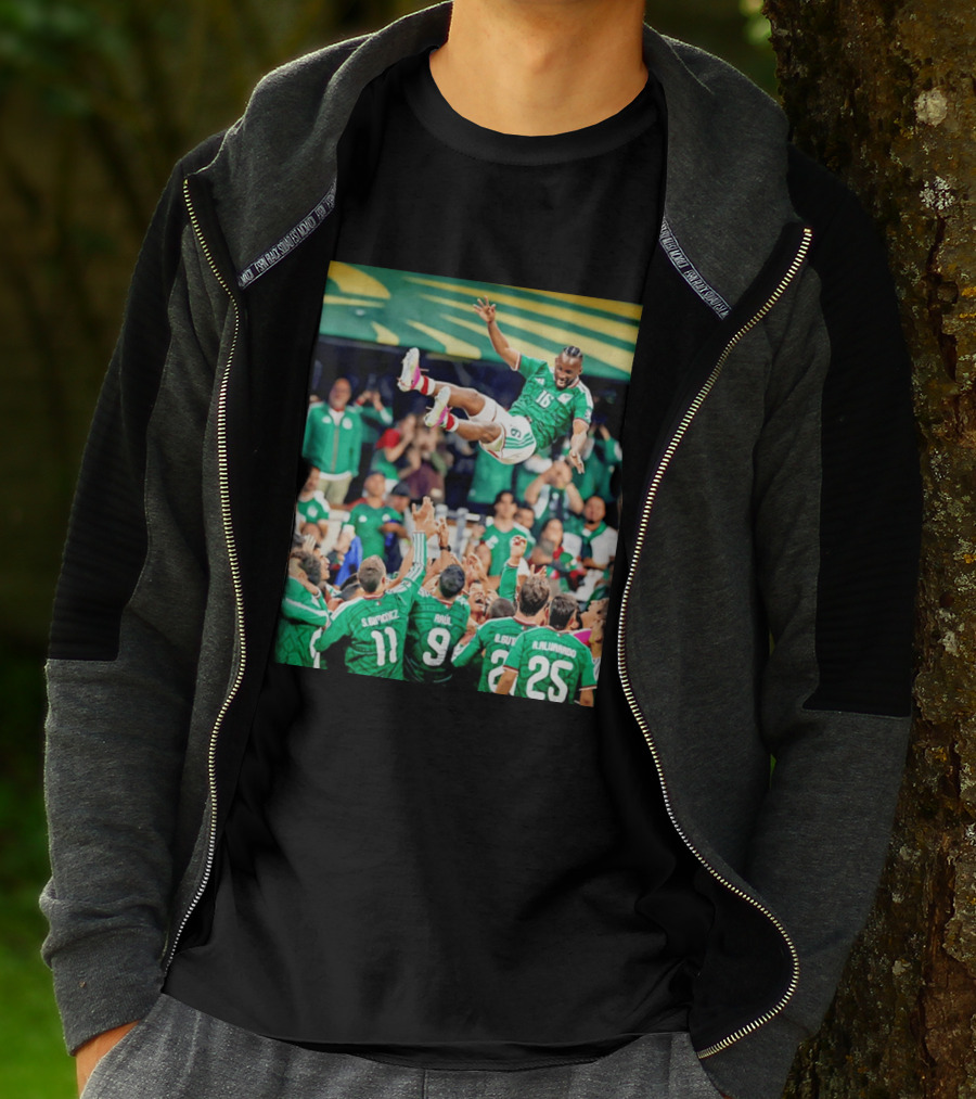 Mexican Football Celebration Julián Quiñones S. Giménez Raúl A. Alvarado Team Spirit T-Shirt