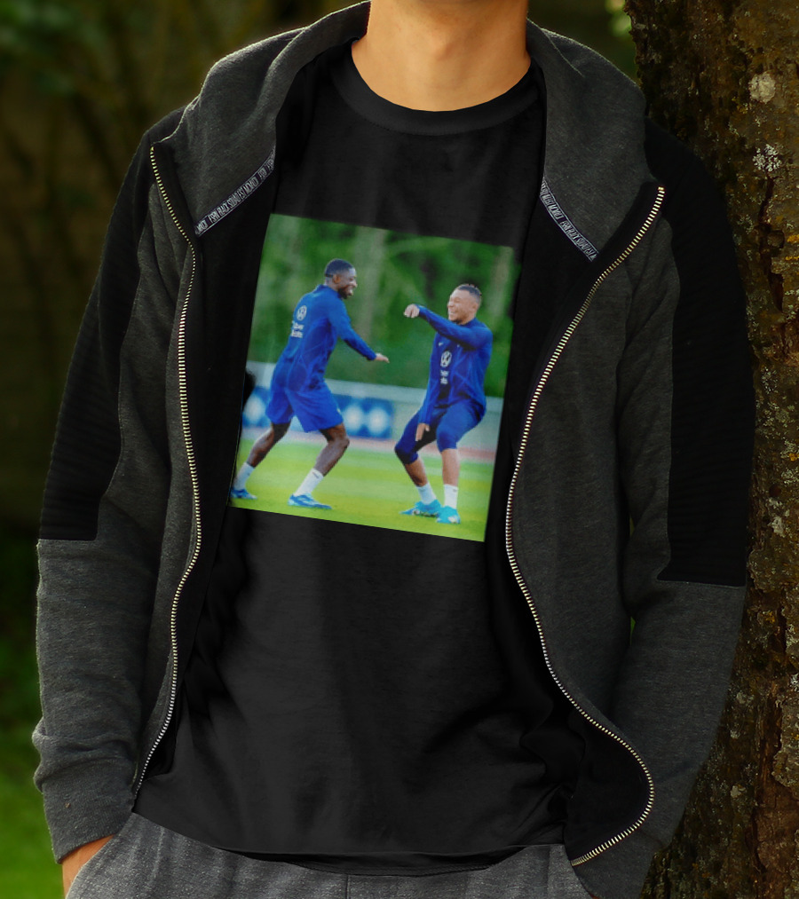 Kylian Mbappe Ousmane Dembele France National Football Team Training France Football Kings Of Europe T-Shirt