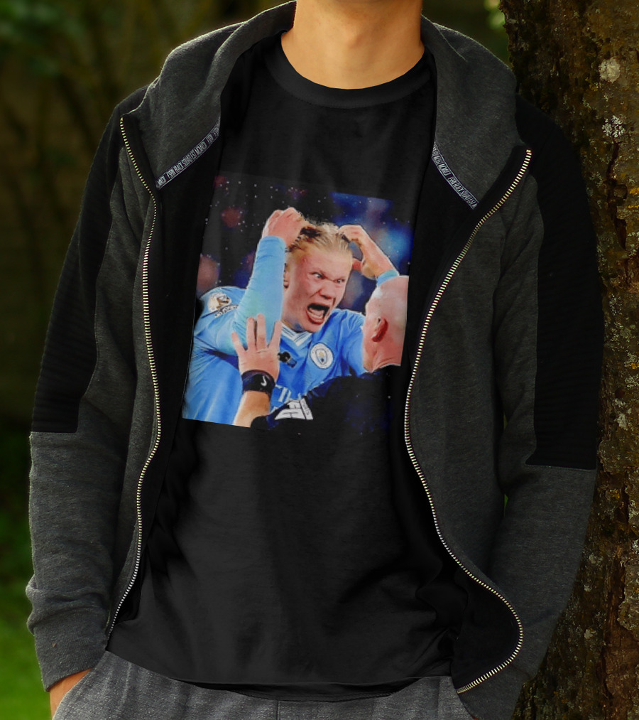 Erling Haaland Manchester City Emotional Reaction T-Shirt
