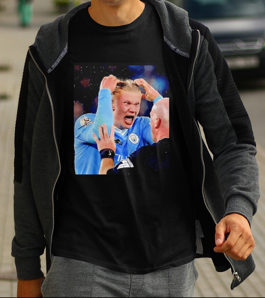 Erling Haaland Manchester City Emotional Reaction T-Shirt