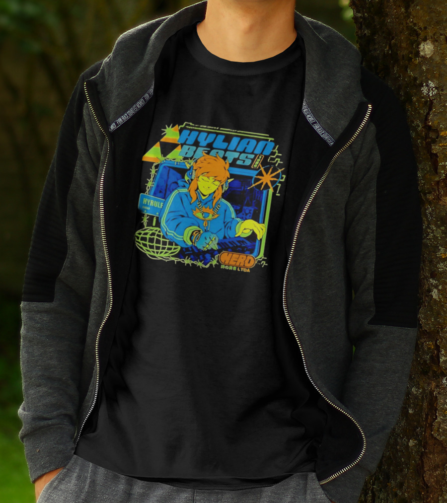Hylian Beats 1986 Hyrule Ahead Hero Legend T-Shirt