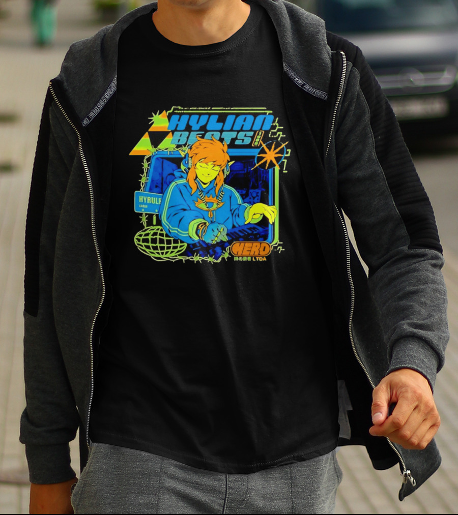 Hylian Beats 1986 Hyrule Ahead Hero Legend T-Shirt