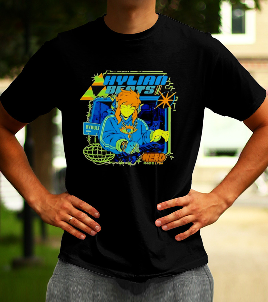 Hylian Beats 1986 Hyrule Ahead Hero Legend T-Shirt