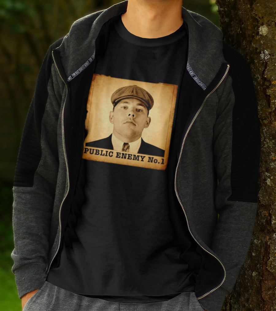 Los Angeles Dodgers Public Enemy No 1 Vintage Wanted T-Shirt