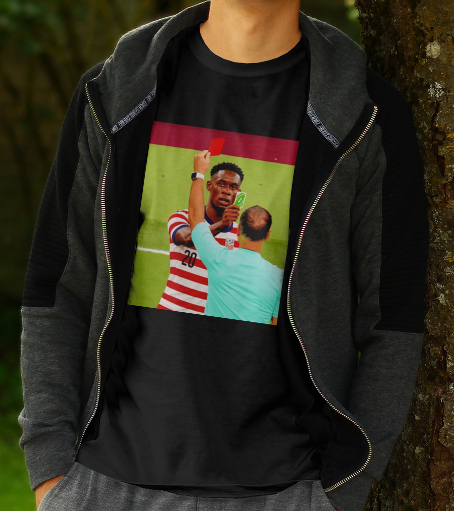 Folarin Balogun USMNT Number 20 Reverse Card Meme Soccer T-Shirt