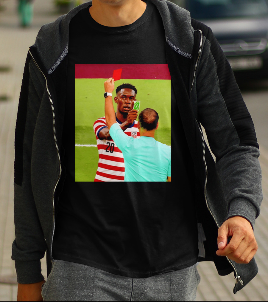 Folarin Balogun USMNT Number 20 Reverse Card Meme Soccer T-Shirt