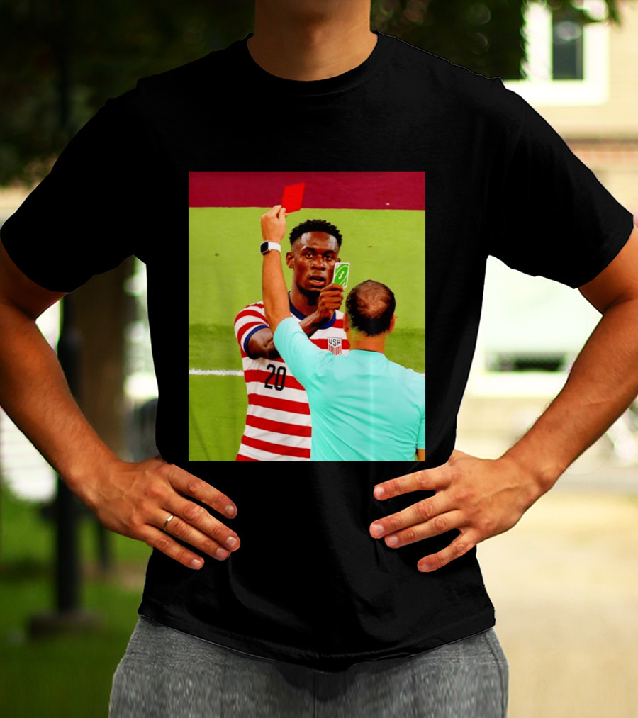 Folarin Balogun USMNT Number 20 Reverse Card Meme Soccer T-Shirt