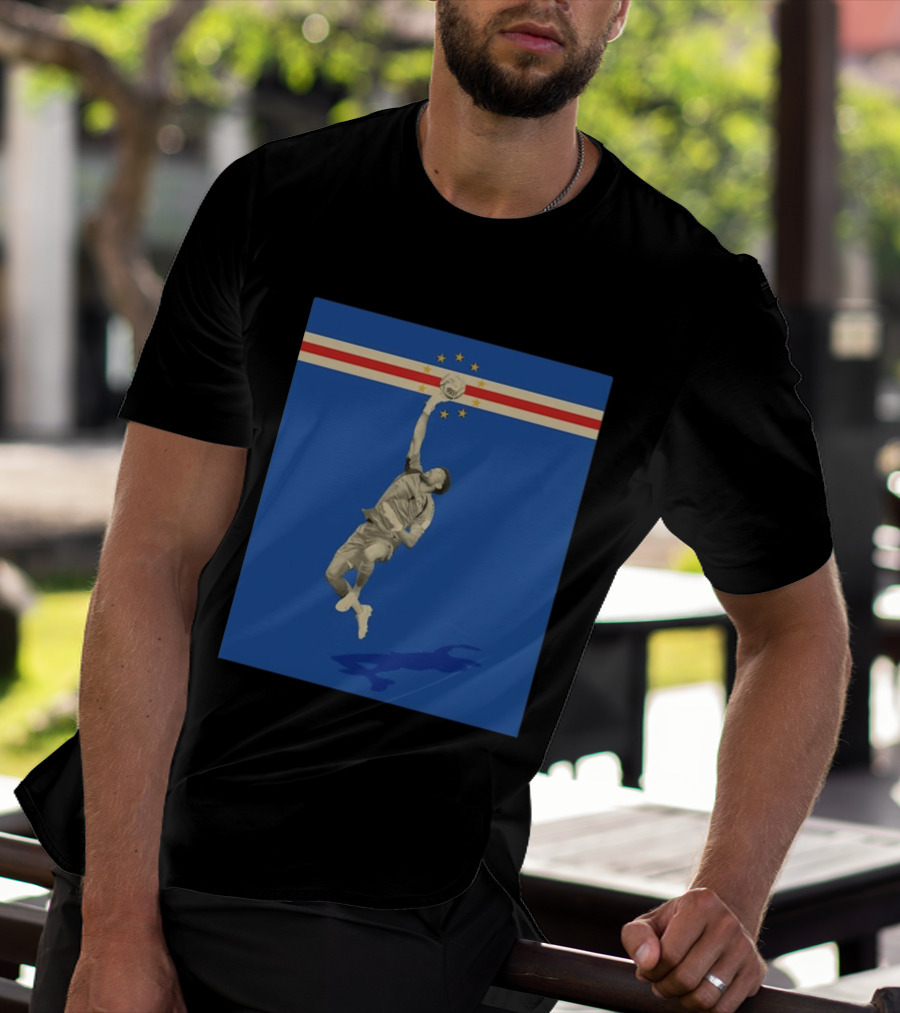 Vozinha Cape Verde African Cup Of Nations Soccer Star Goalkeeper Save T-Shirt
