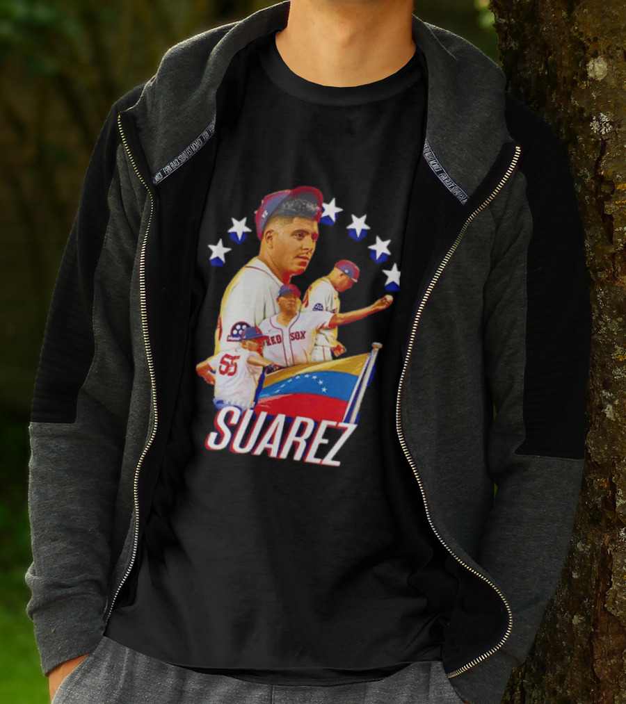 Ranger Suarez Philadelphia Phillies MLB Venezuela Flag Star Baseball T-Shirt