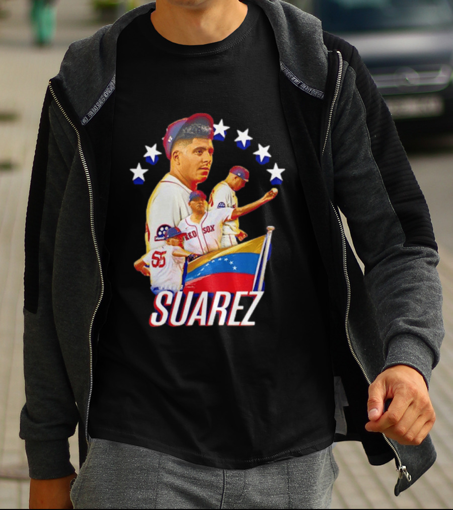 Ranger Suarez Philadelphia Phillies MLB Venezuela Flag Star Baseball T-Shirt