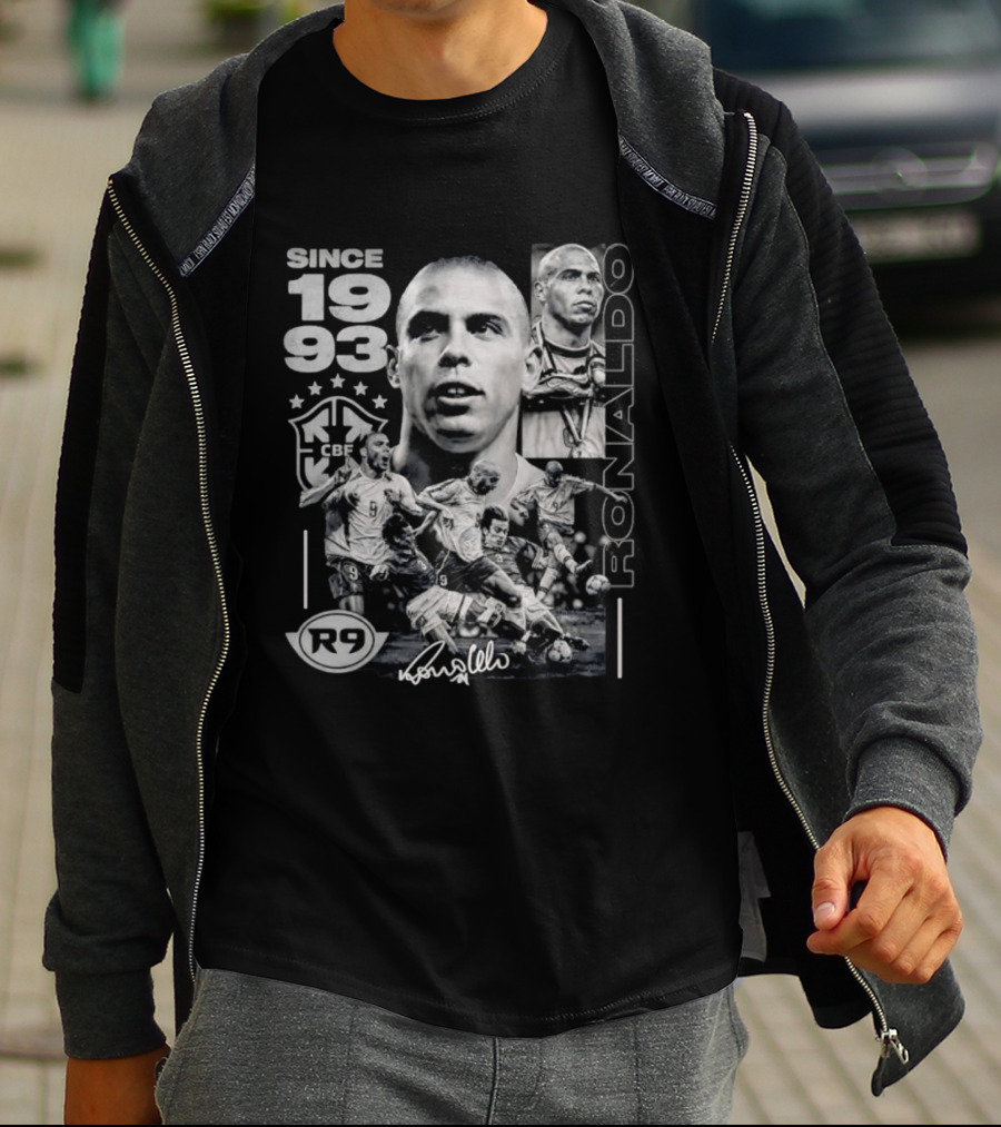 Ronaldo Nazario R9 Brazil CBF Since 1993 T-Shirt