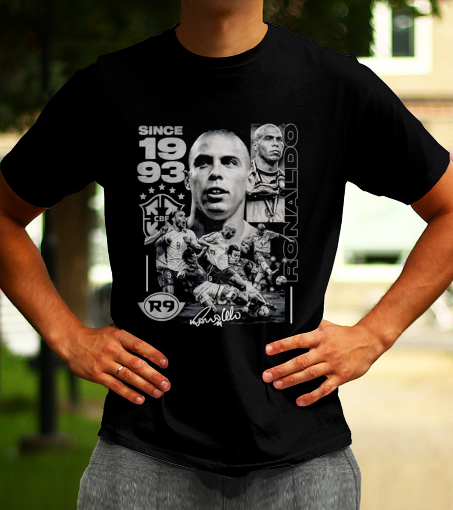Ronaldo Nazario R9 Brazil CBF Since 1993 T-Shirt