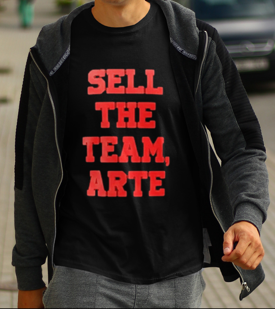 Sell The Team Arte Rallying Cry Fan Expression T-Shirt
