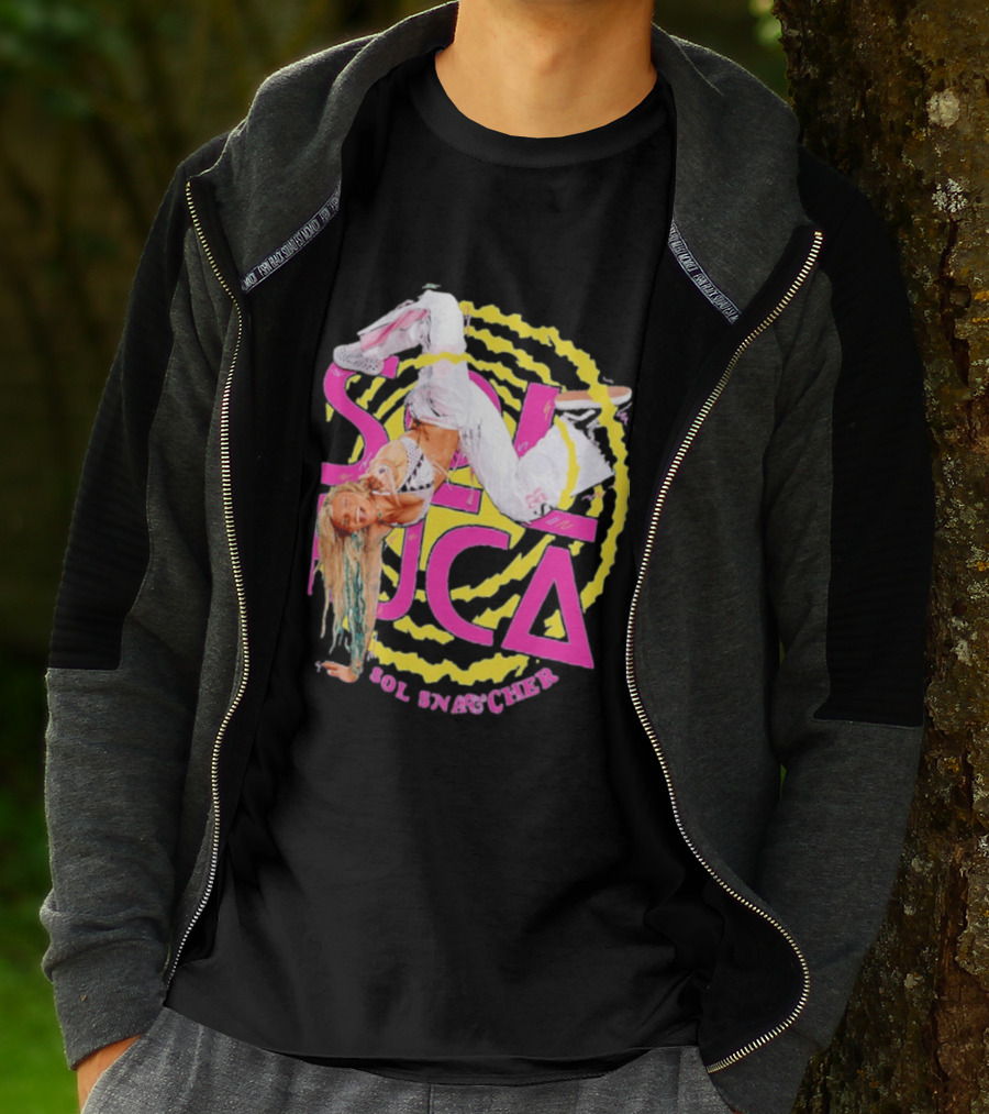 Sol Ruca Sol Snatcher WWE NXT Wrestling Star Colorful Backflip Action T-Shirt