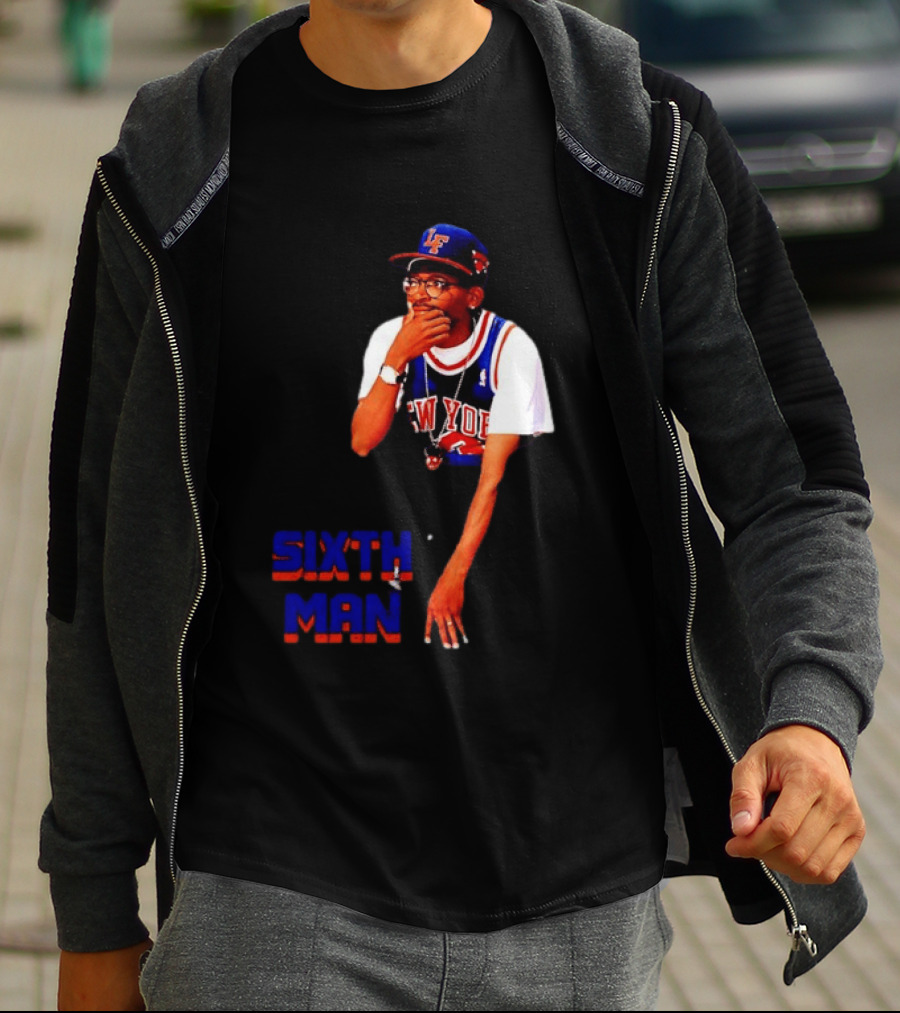 Spike Lee New York Knicks Sixth Man Yankees Cap T-Shirt