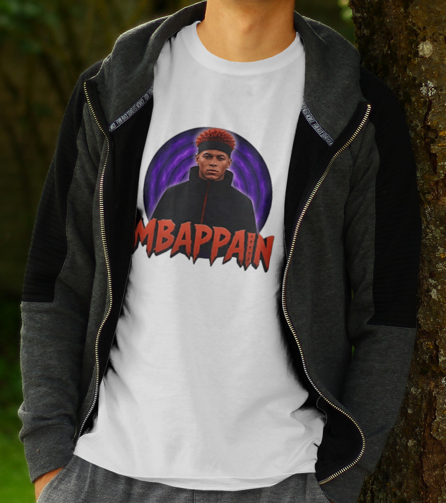 Mbappain Naruto Anime Crossover Meme T-Shirt