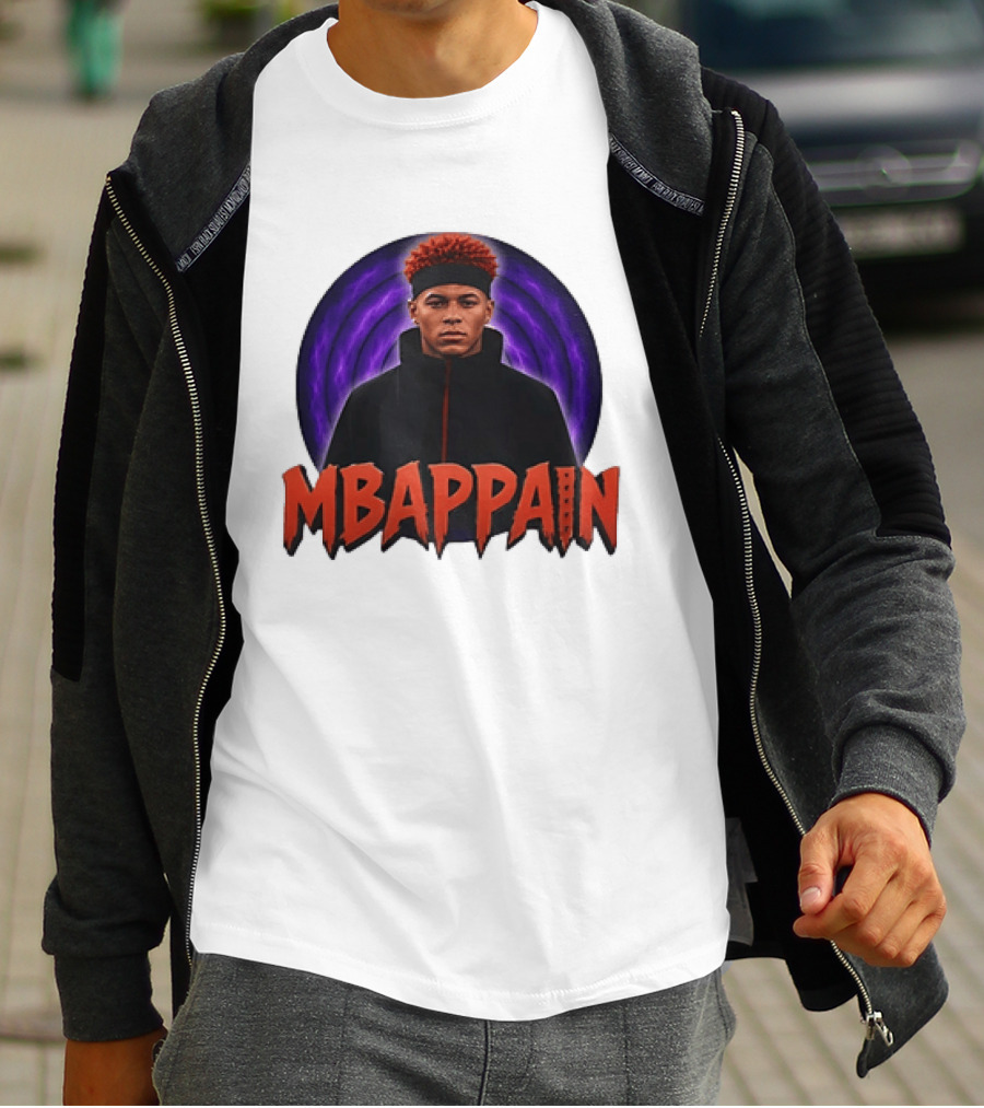 Mbappain Naruto Anime Crossover Meme T-Shirt
