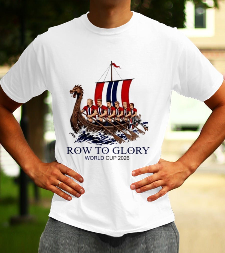 Norway 2026 World Cup Row To Glory Viking Crew T-Shirt