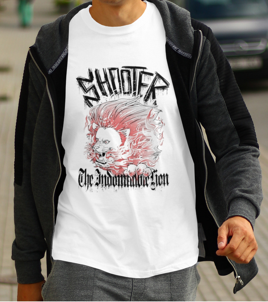 Shooter The Indomitable Lion Fierce Red Mane T-Shirt