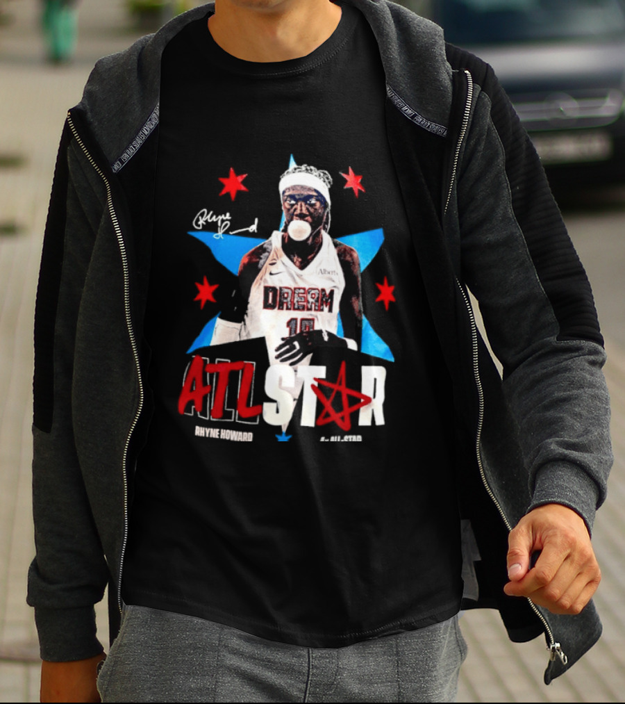 Rhyne Howard Atlanta Dream 4x All Star ATL Star T-Shirt