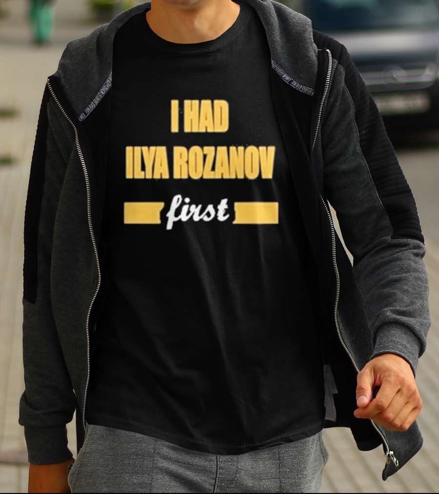 I Had Ilya Rozanov First Bold Yellow T-Shirt