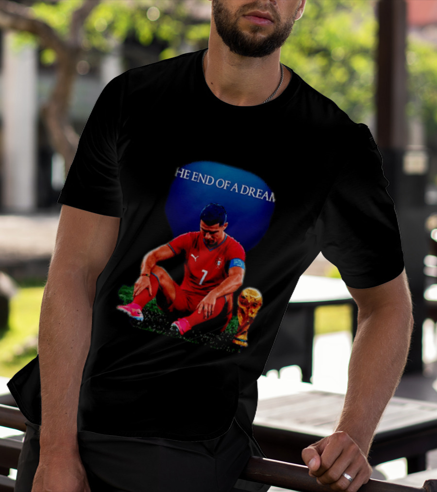 Cristiano Ronaldo The End Of A Dream Portugal No 7 World Cup Moment T-Shirt
