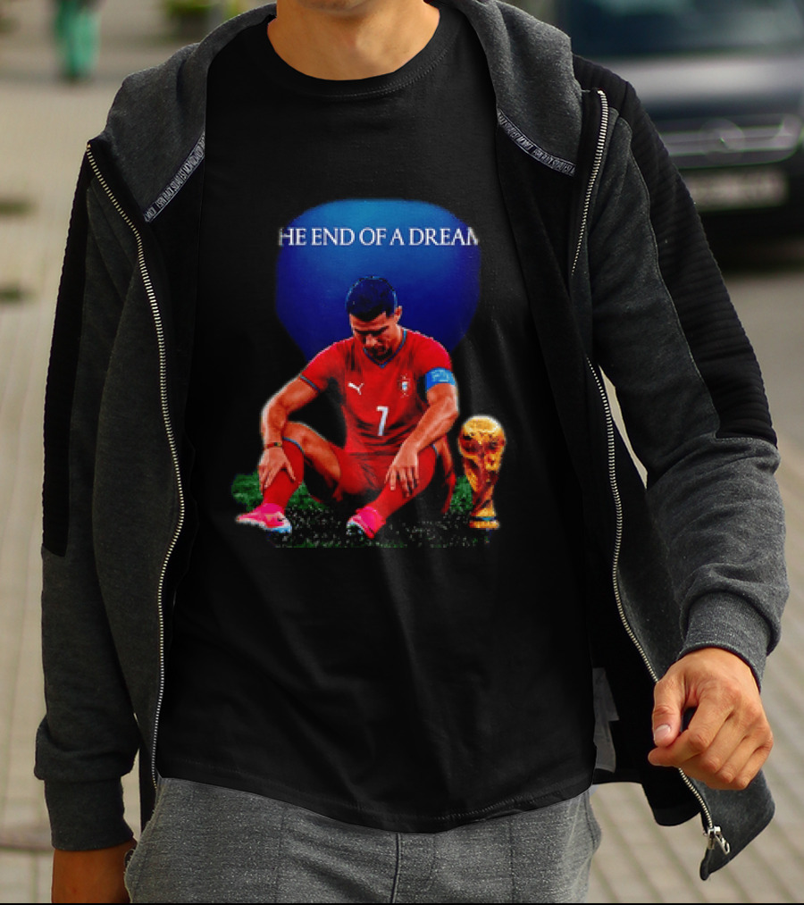 Cristiano Ronaldo The End Of A Dream Portugal No 7 World Cup Moment T-Shirt