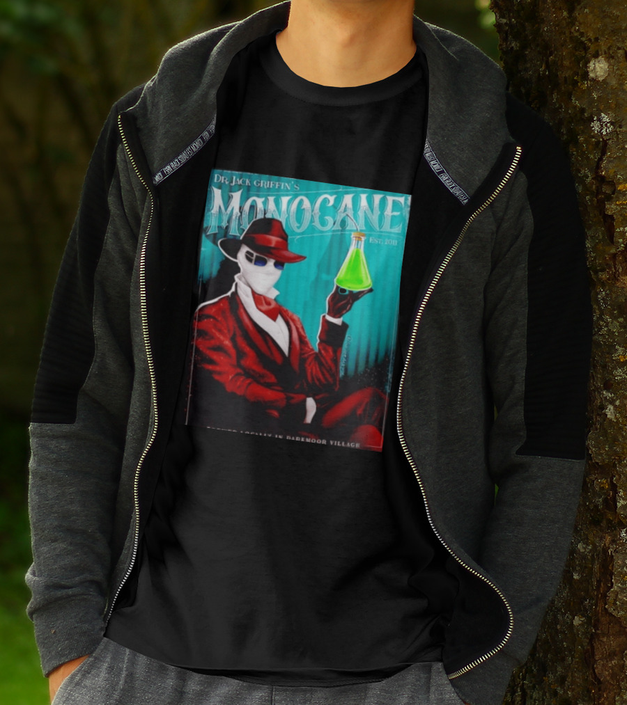 Dr Jack Griffin's Monocane Est 2011 Invisible Man T-Shirt
