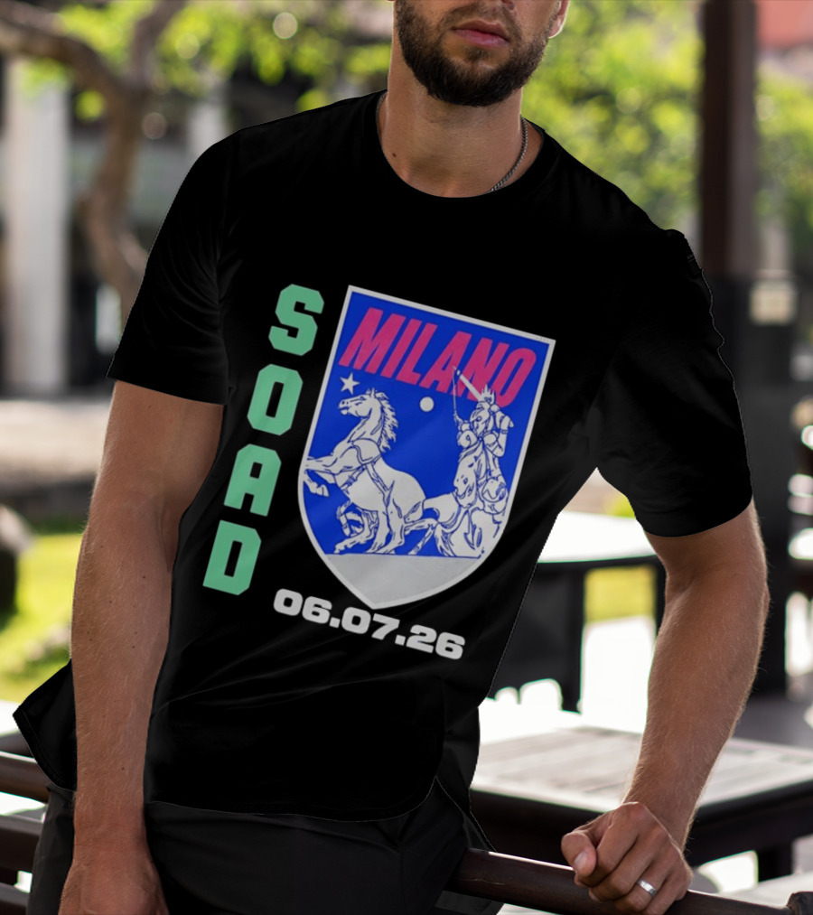 SOAD Milano 06.07.26 System Of A Down Concert T-Shirt