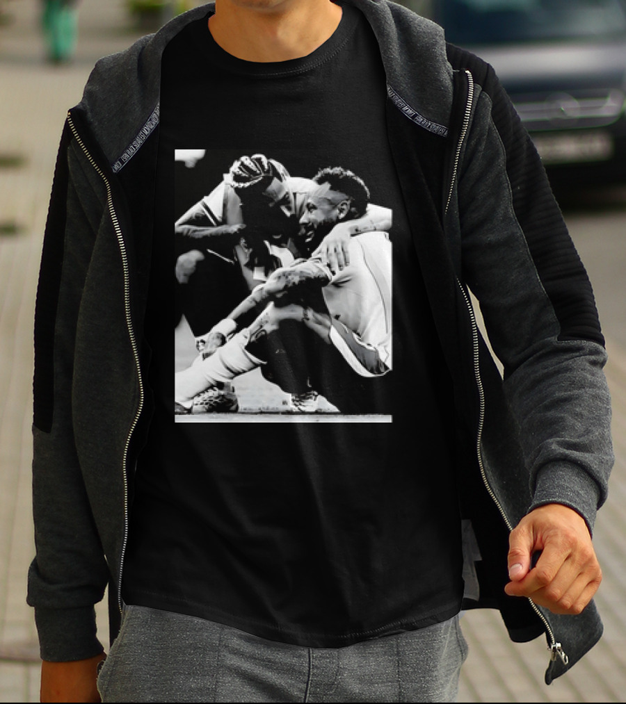 Neymar Jr And Raphinha Emotional Moment Brazil National Football Team T-Shirt