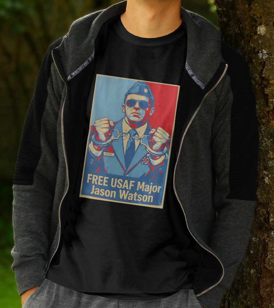 FREE USAF Major Jason Watson Handcuffed T-Shirt