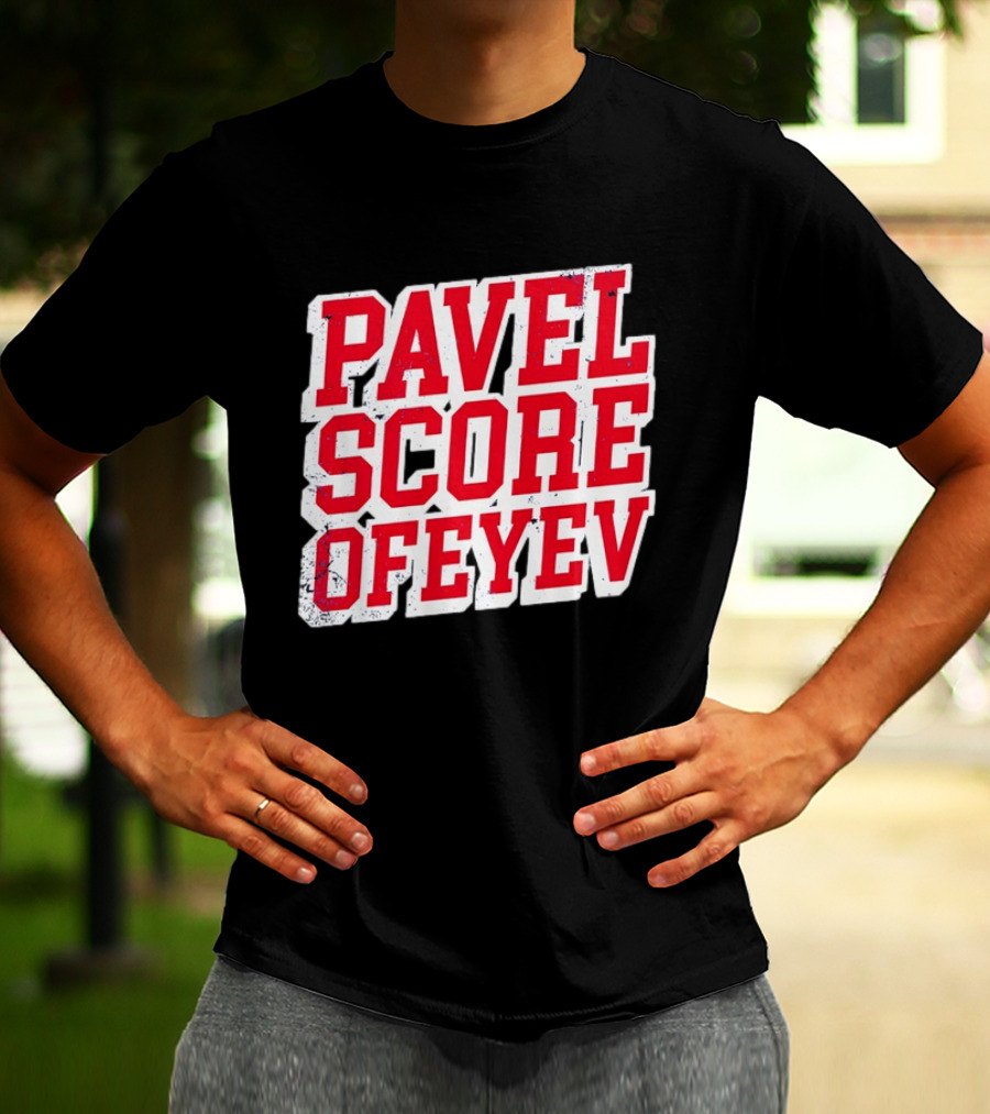 Pavel Dorofeyev Score Ofeyev New York Rangers NHL 2026 T-Shirt