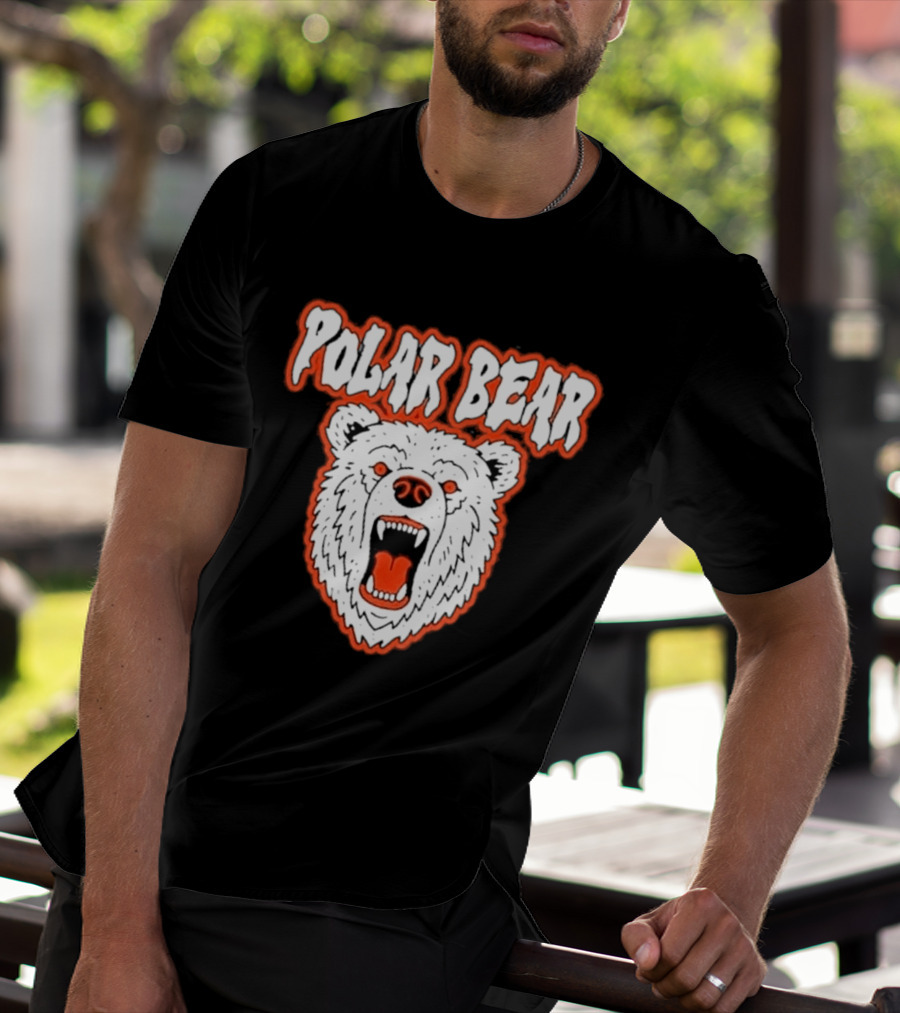 Polar Bear Arctic Wildlife Predator Fierce Expression T-Shirt
