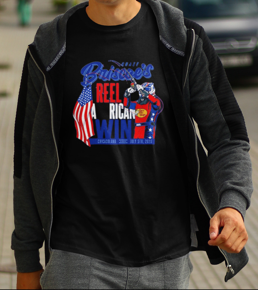 Briscoe's Reel American Win Chicagoland July 5th 2026 T-Shirt