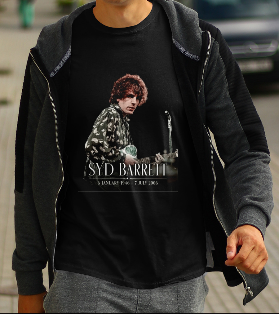 Syd Barrett 6 January 1946 7 July 2006 Pink Floyd Founder's Legacy T-Shirt