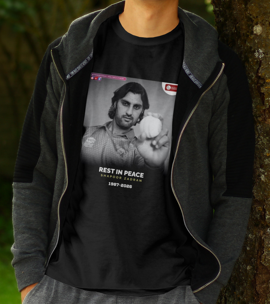 Rest In Peace Shapoor Zadran 1987 2026 T20 World Cup T-Shirt