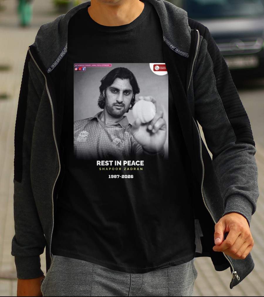 Rest In Peace Shapoor Zadran 1987 2026 T20 World Cup T-Shirt