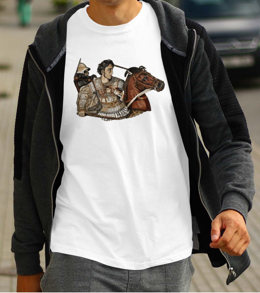 Alexander The Great Battle Of Issus Mosaic Iconic Historical Scene T-Shirt