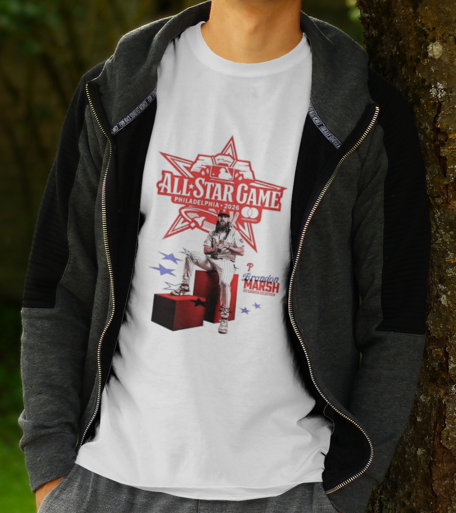 Brandon Marsh Philadelphia Phillies 2026 MLB All Star Game T-Shirt