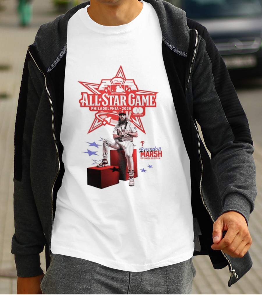 Brandon Marsh Philadelphia Phillies 2026 MLB All Star Game T-Shirt