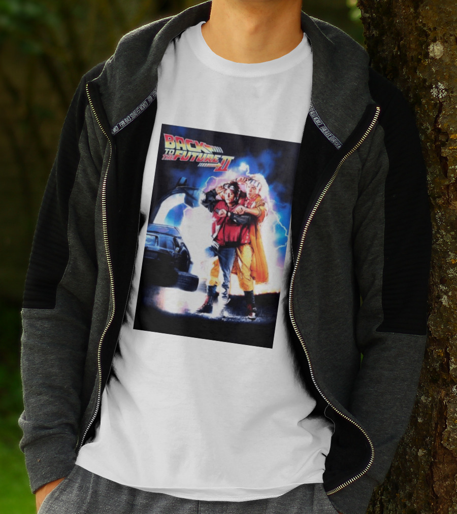 Back To The Future Part II Marty McFly Doc Brown Characters T-Shirt