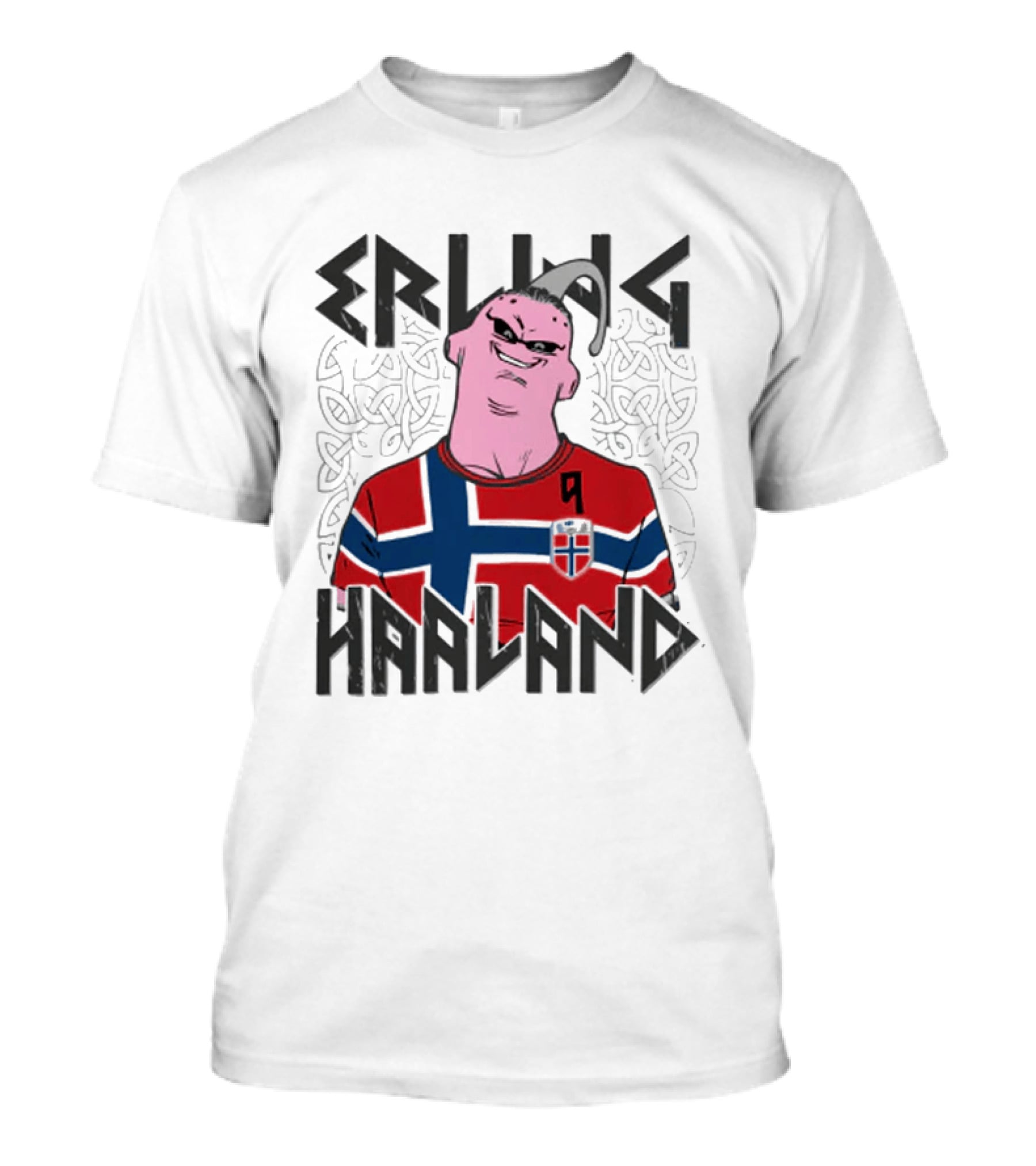 Erling Haaland Buu Norway Football Fusion T-Shirt