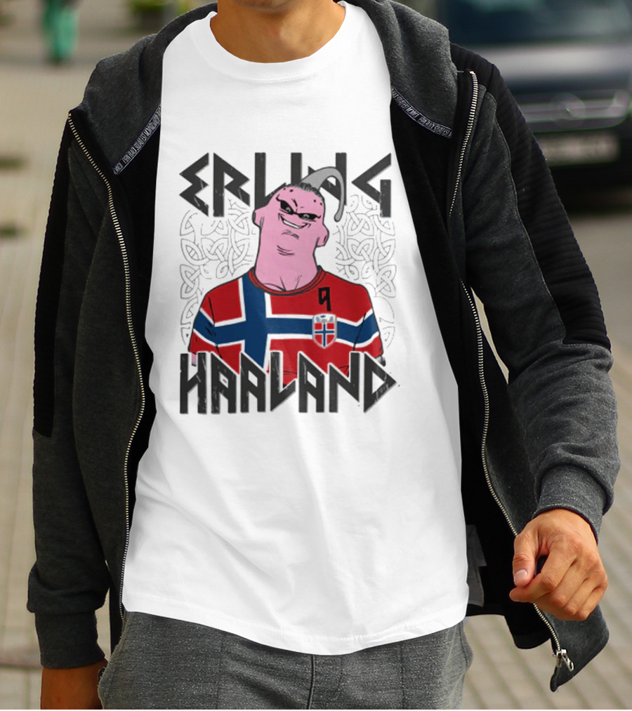 Erling Haaland Buu Norway Football Fusion T-Shirt