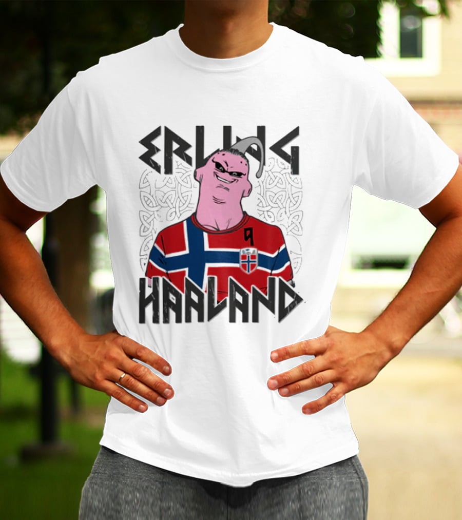 Erling Haaland Buu Norway Football Fusion T-Shirt