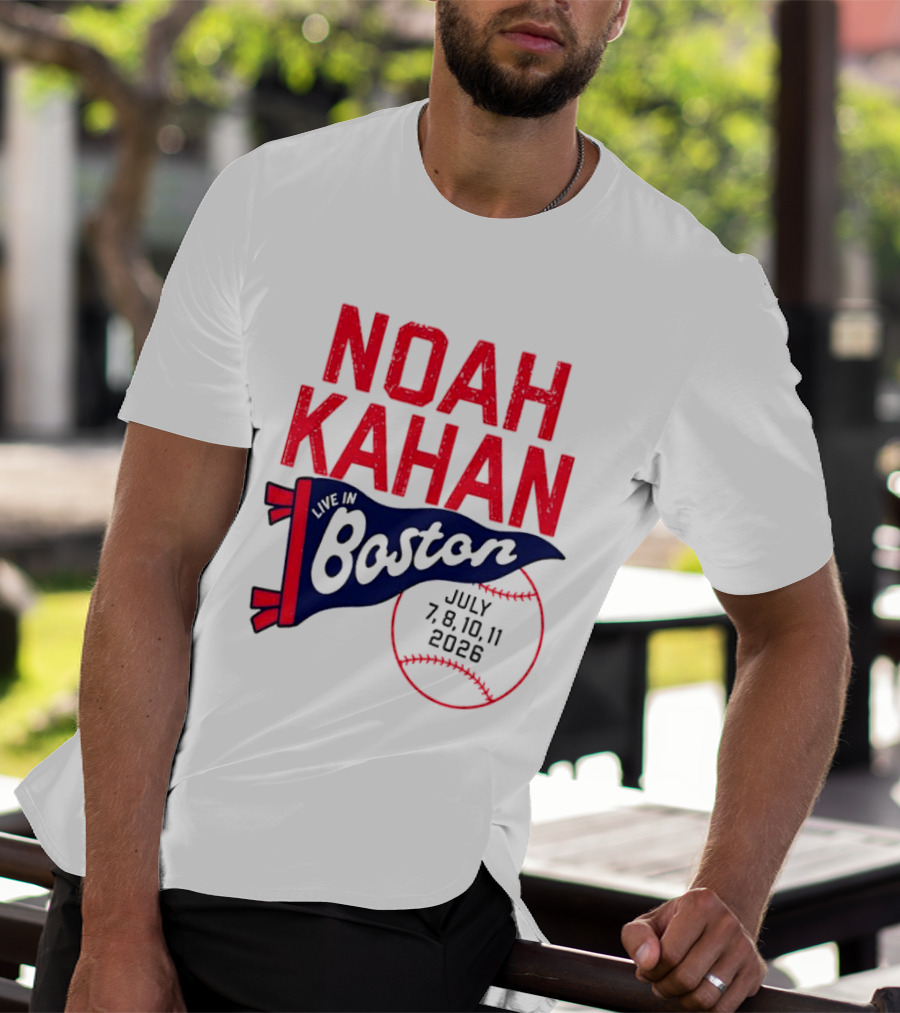 Noah Kahan Boston Concert July 7 8 10 11 2026 T-Shirt