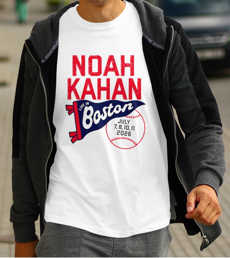 Noah Kahan Boston Concert July 7 8 10 11 2026 T-Shirt