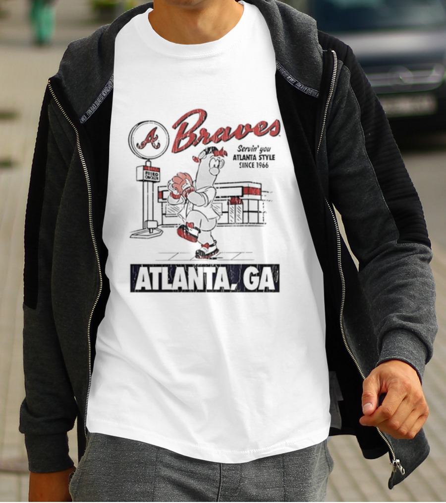 Braves Servin' You Atlanta Since 1966 Baseball Atlanta GA T-Shirt